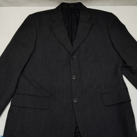 Fenzia 100% Wool Sport Coat Blazer 42 Short S & K Famous Brands Made In Israel - Picture 3 of 8